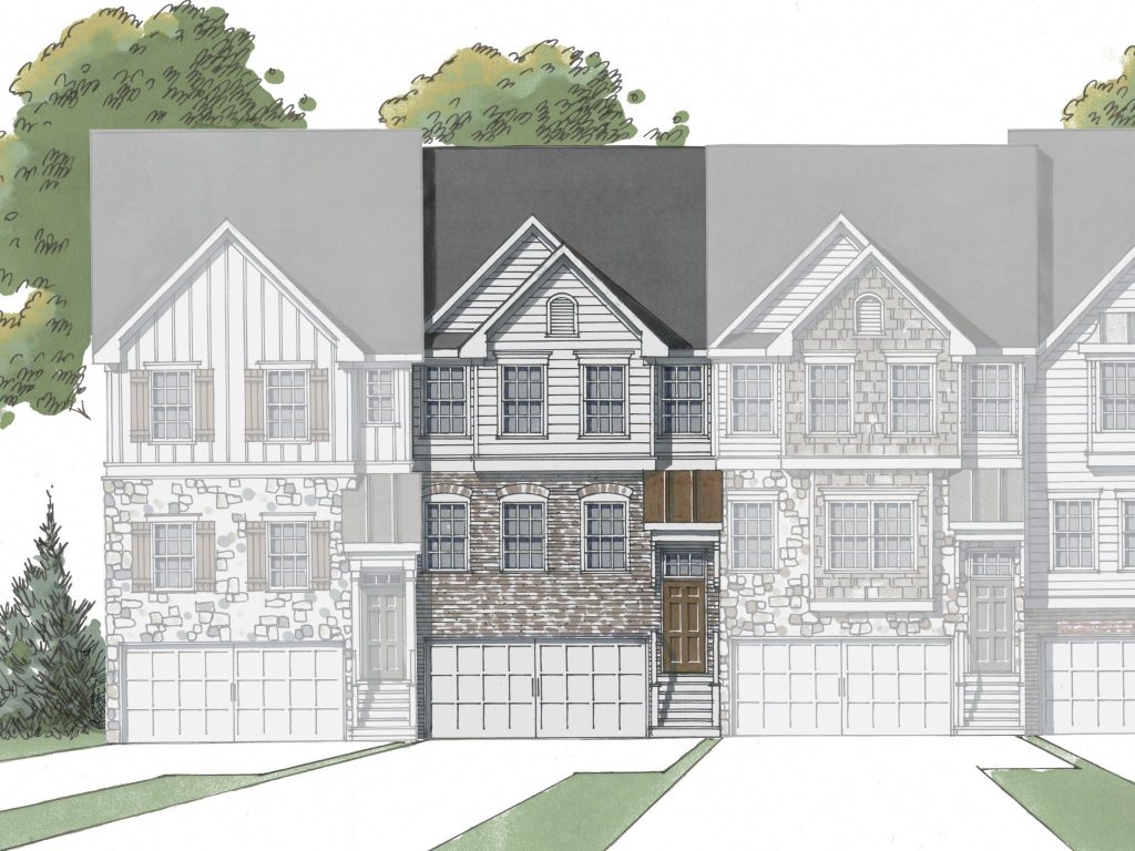 4 Bedroom, 3.5 Bathroom Pine floor plan available at Hawthorne Village.