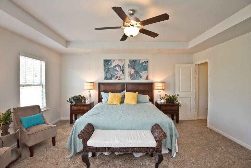 Enclave at Powder Springs townhome master suite