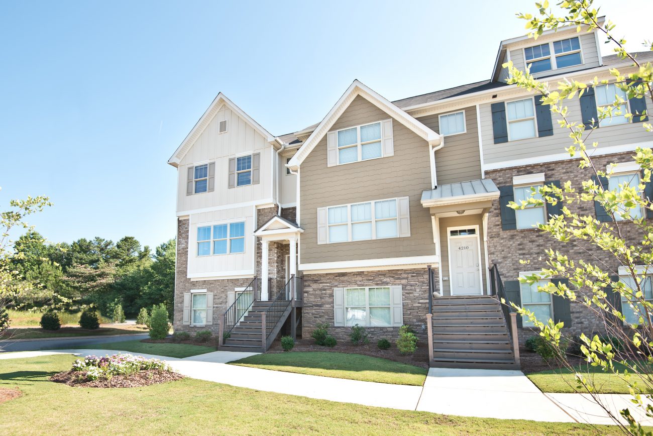 The Encalve at Powder Springs - townhome exteriors