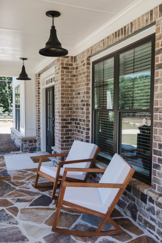 Front patio with chairs