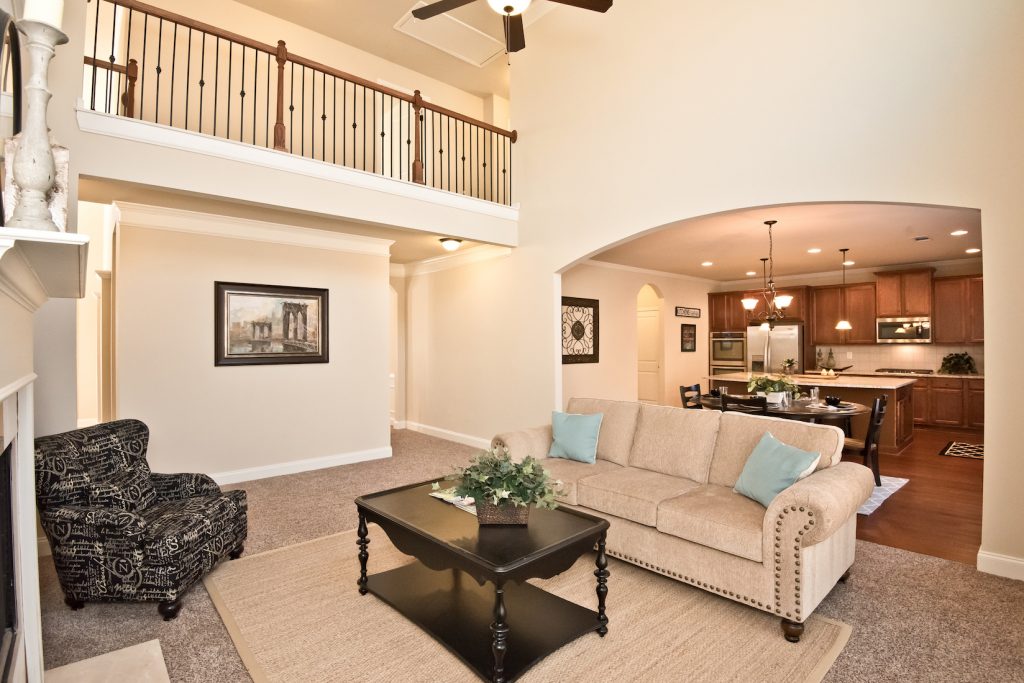 Interior of our model home at River Rock