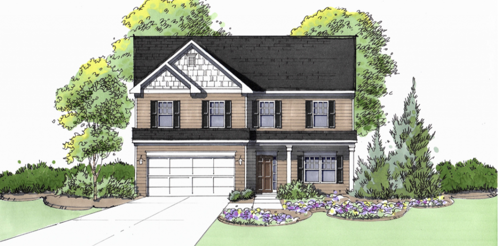 Axley floor plan available at View at Cedar Mountain