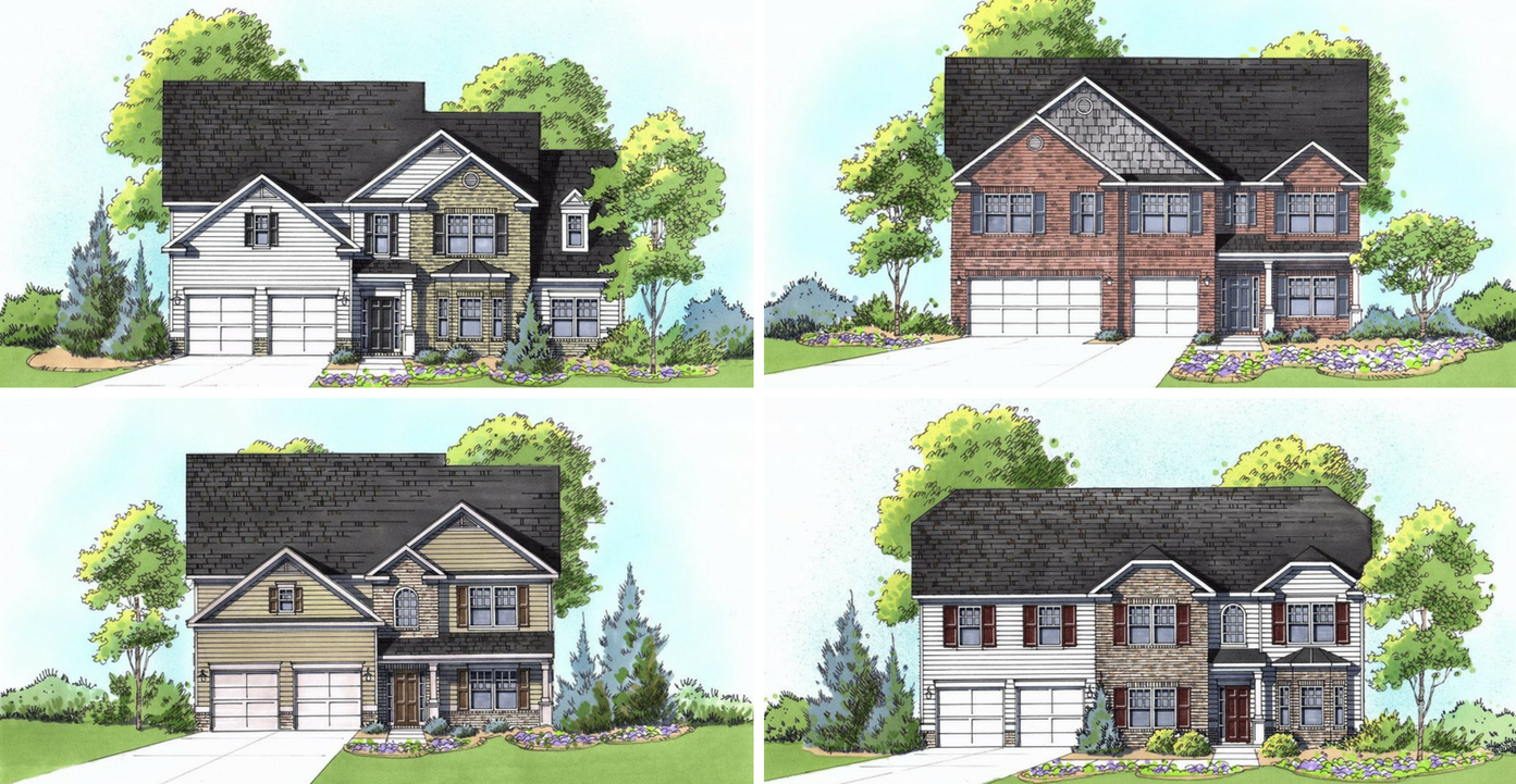 Floor plans available at Perennial Walk in Douglasville