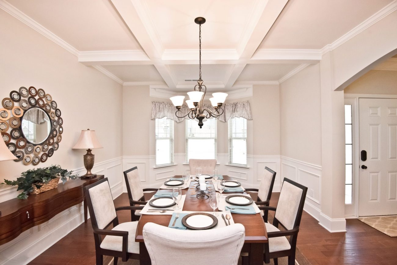 A dining room in a Kerley Family Home