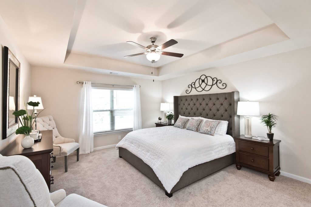 A master bedroom in Village at West Cobb