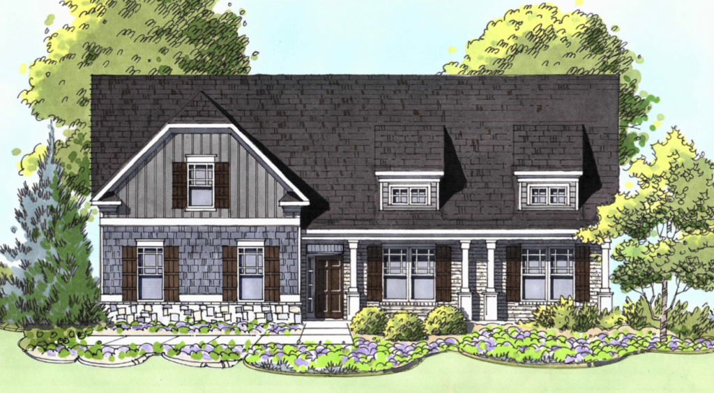 New ranch floor plan available now in River Rock community - Ball Ground, GA