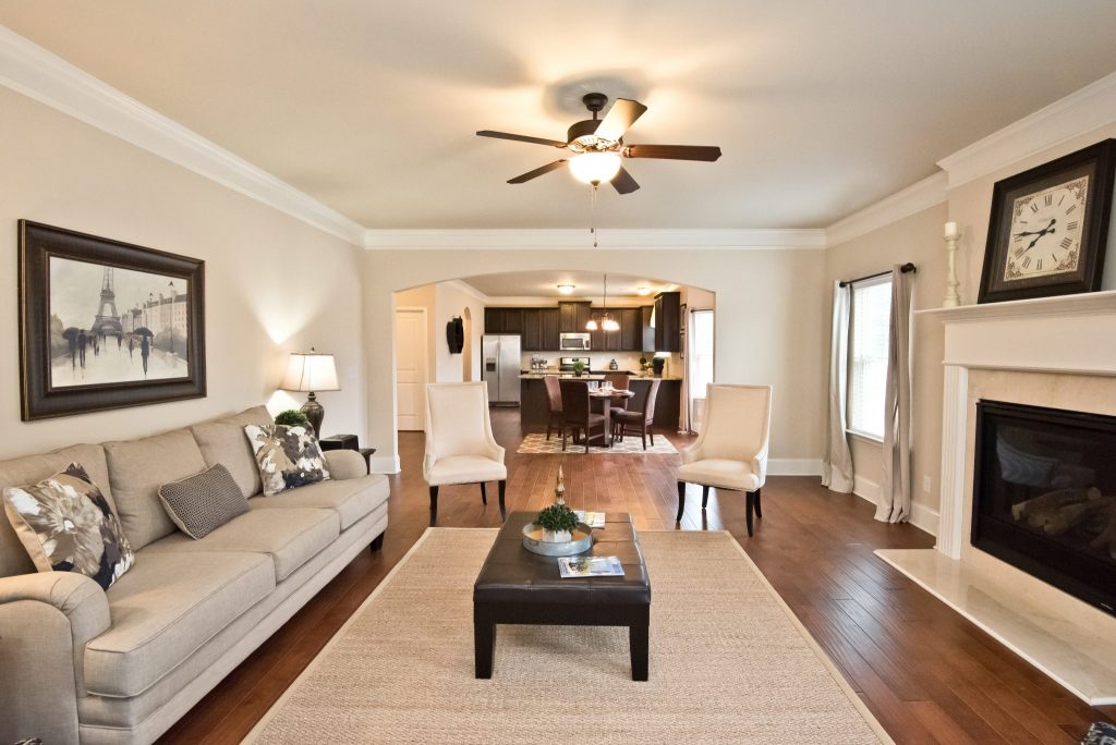 a living room in Brookmont, ready for a tour