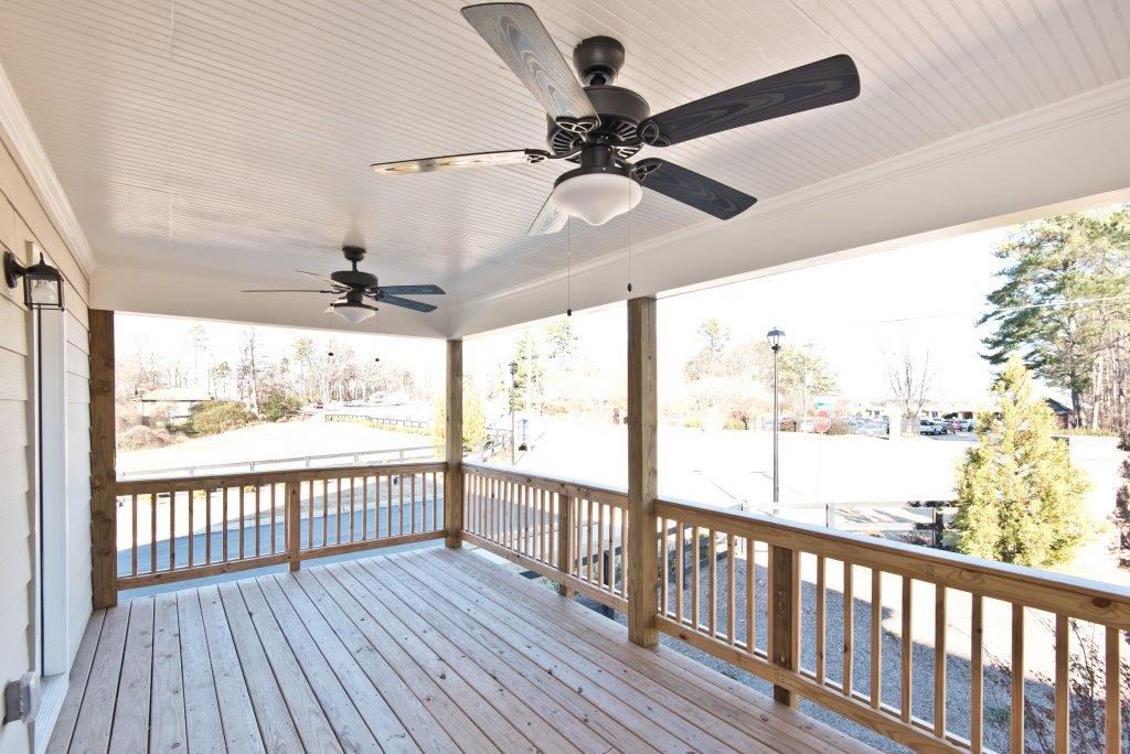 a porch in Hawthorne village