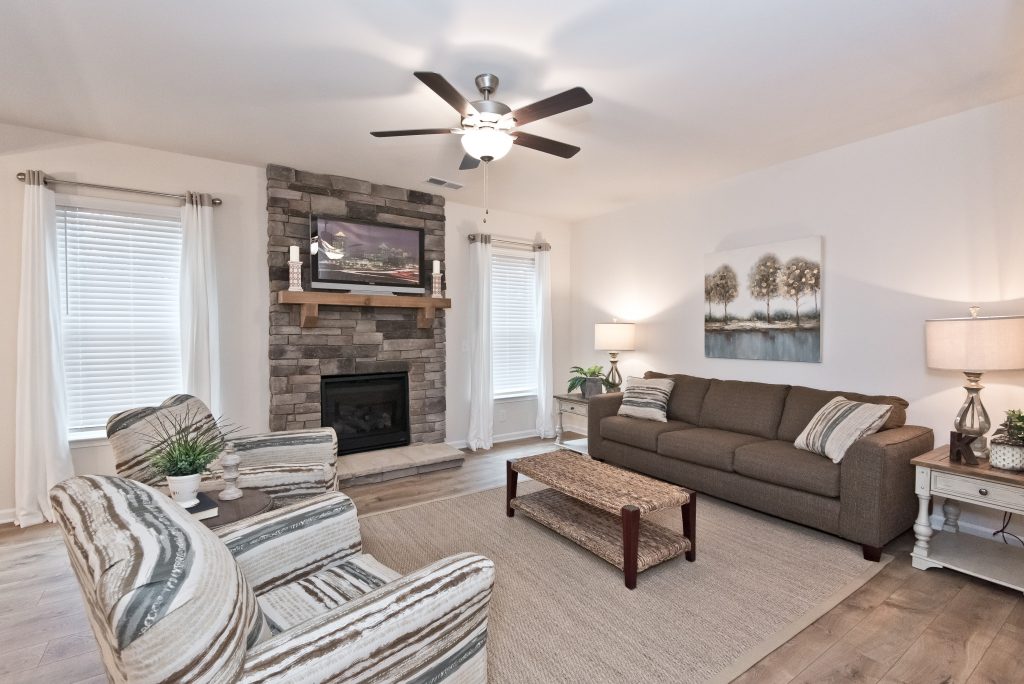 New Chimney Hill Home - Living Room