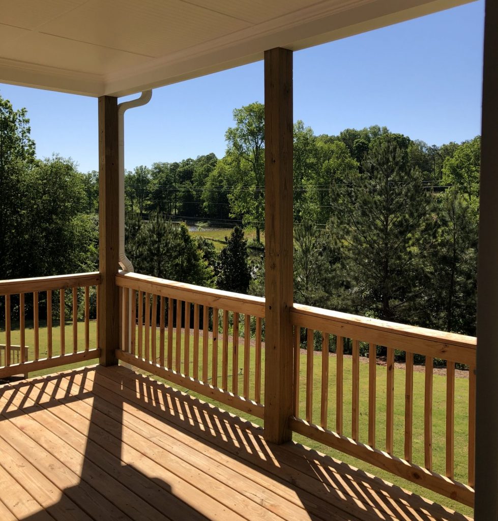 Your view from a back porch in River Rock