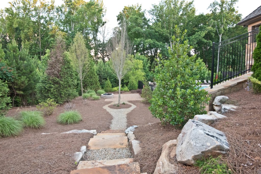 Some landscaping in Heritage at Kennesaw Mountain