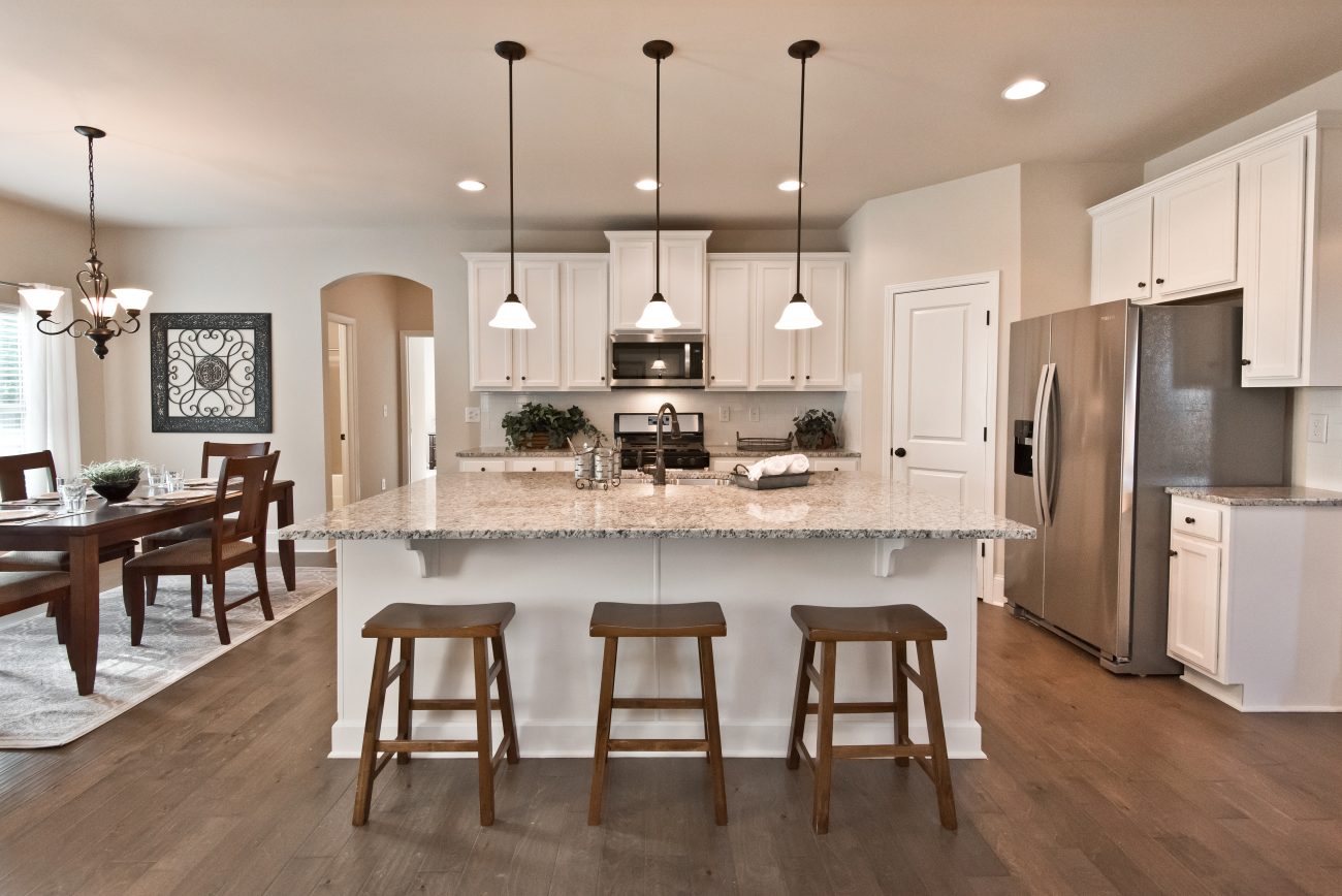 a kitchen in an available home in Ozora lake