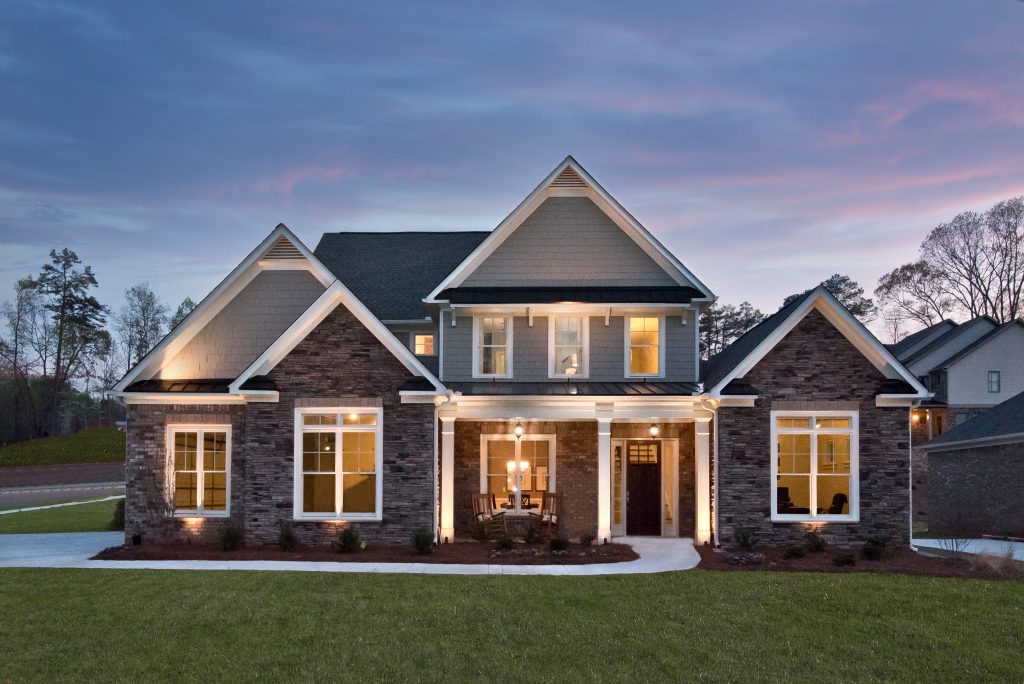 Luxurious Heritage at Kennesaw Mountain Home at Dusk