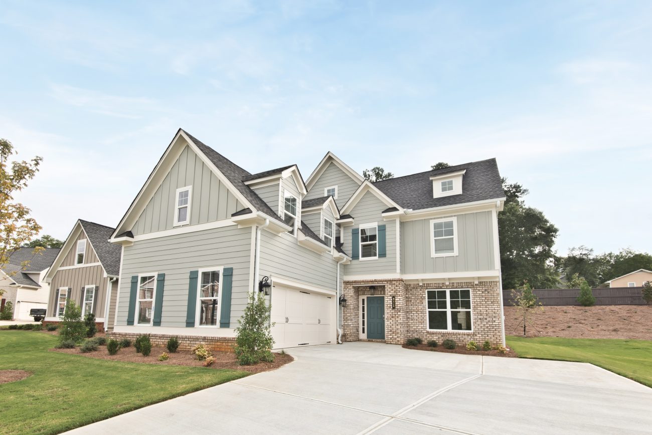 a new construction home in Marietta