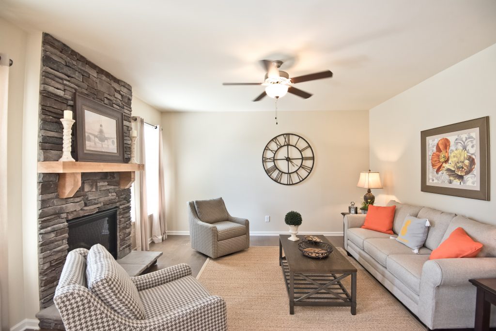 living room in the New Homes in Adairsville at maple village