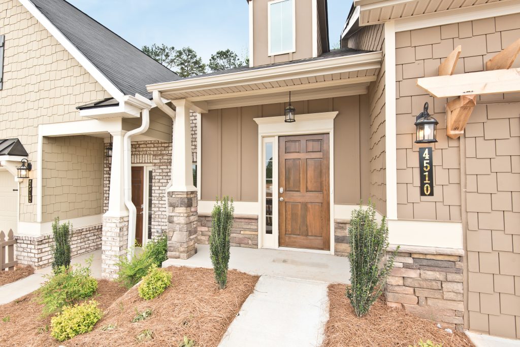 the front door of a villa at hickory grove