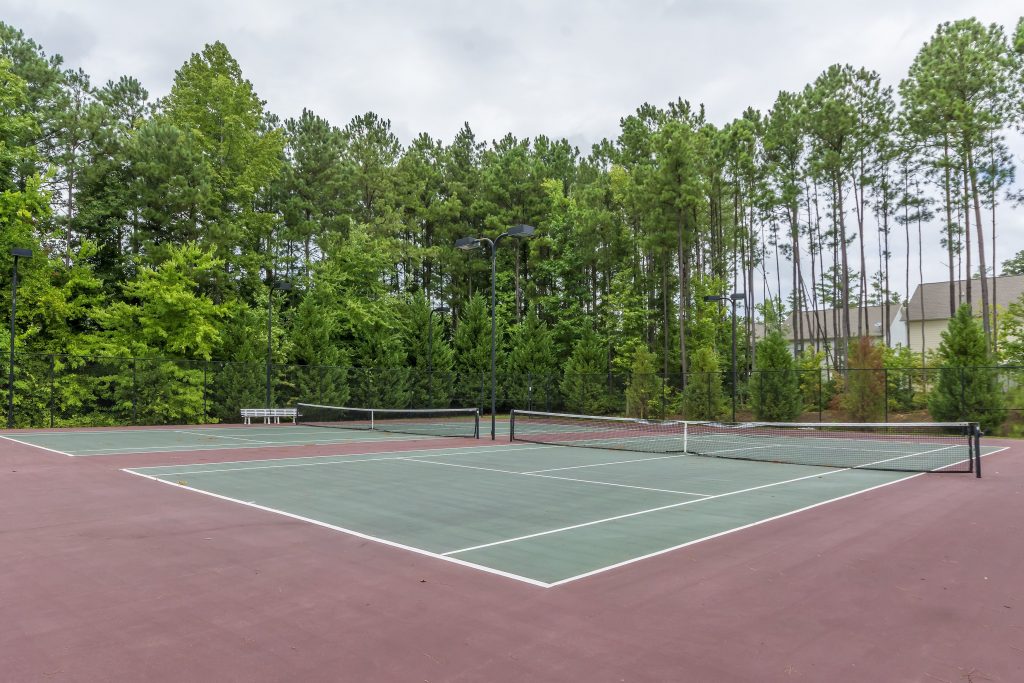 tennis courts at the Enclave