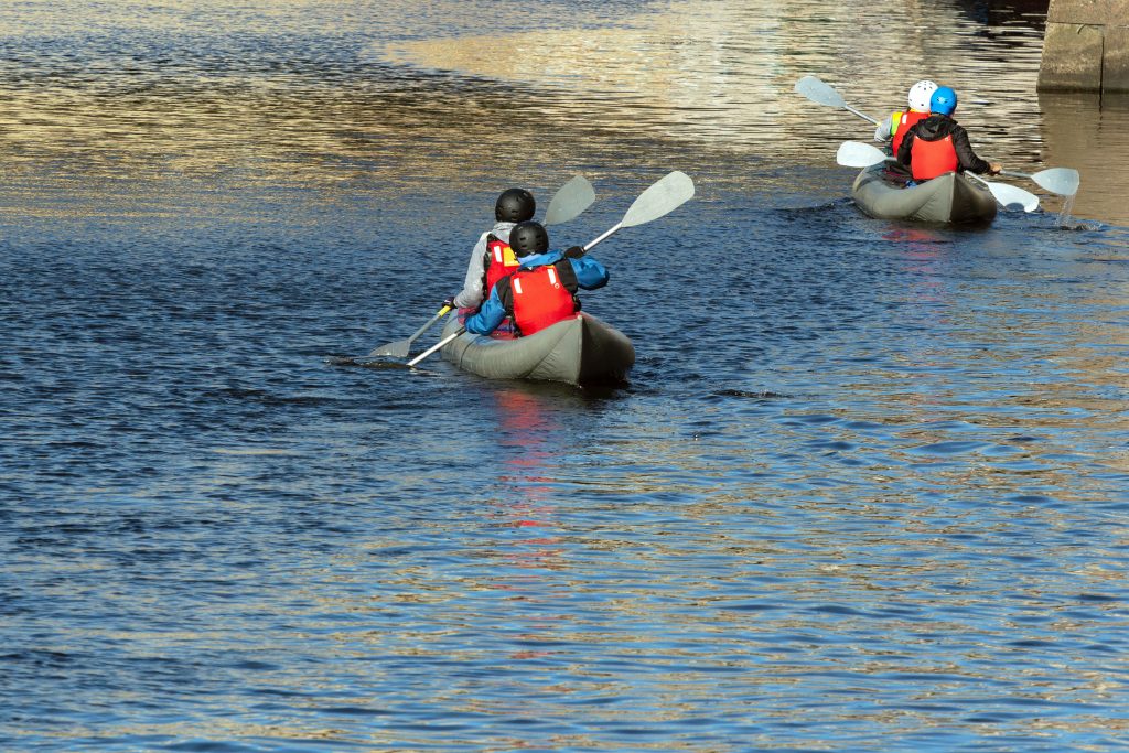 Kayaking while living near the Etowah River