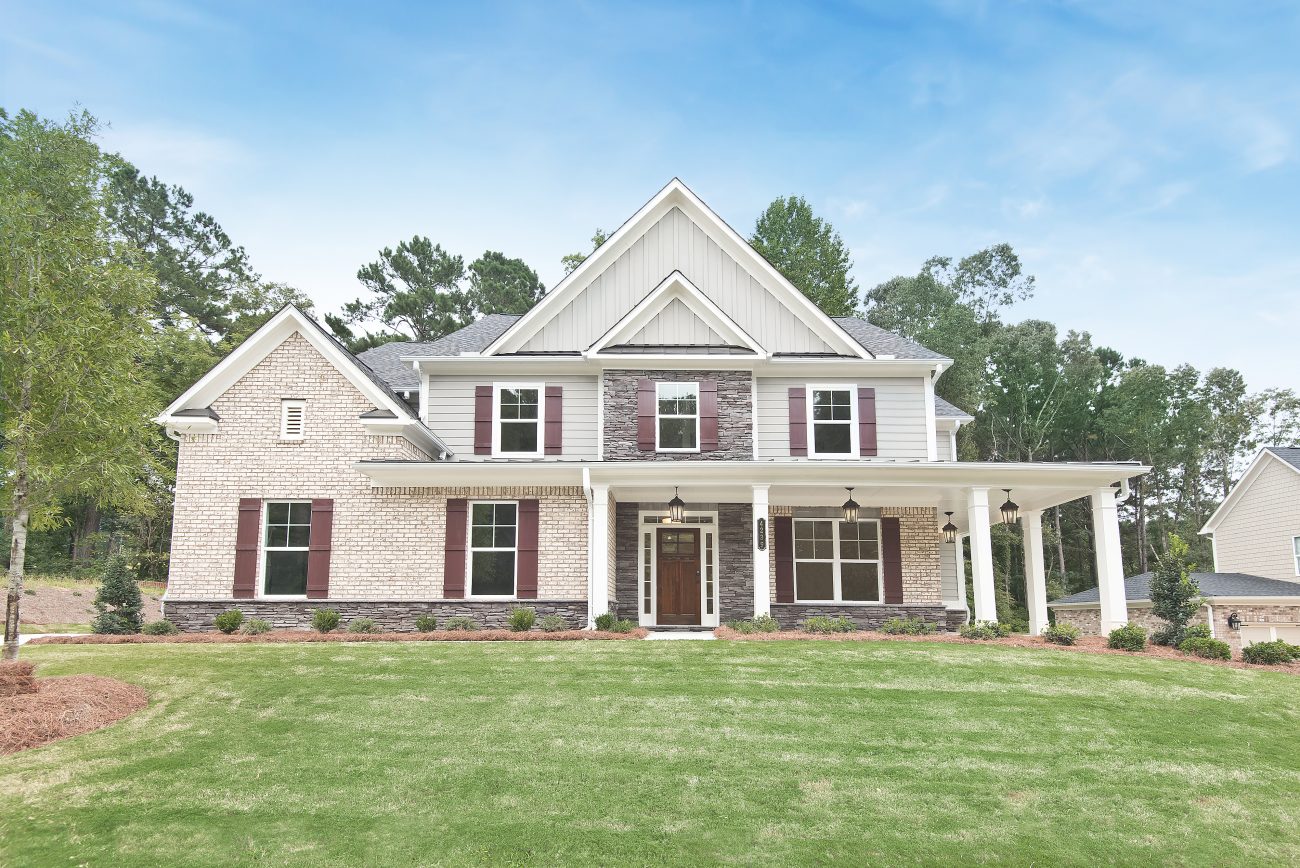 A Model of the Brand New Homes in Georgia