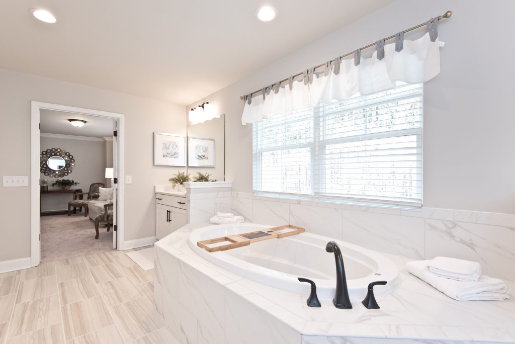 A master bathroom in Gunnerson Pointe