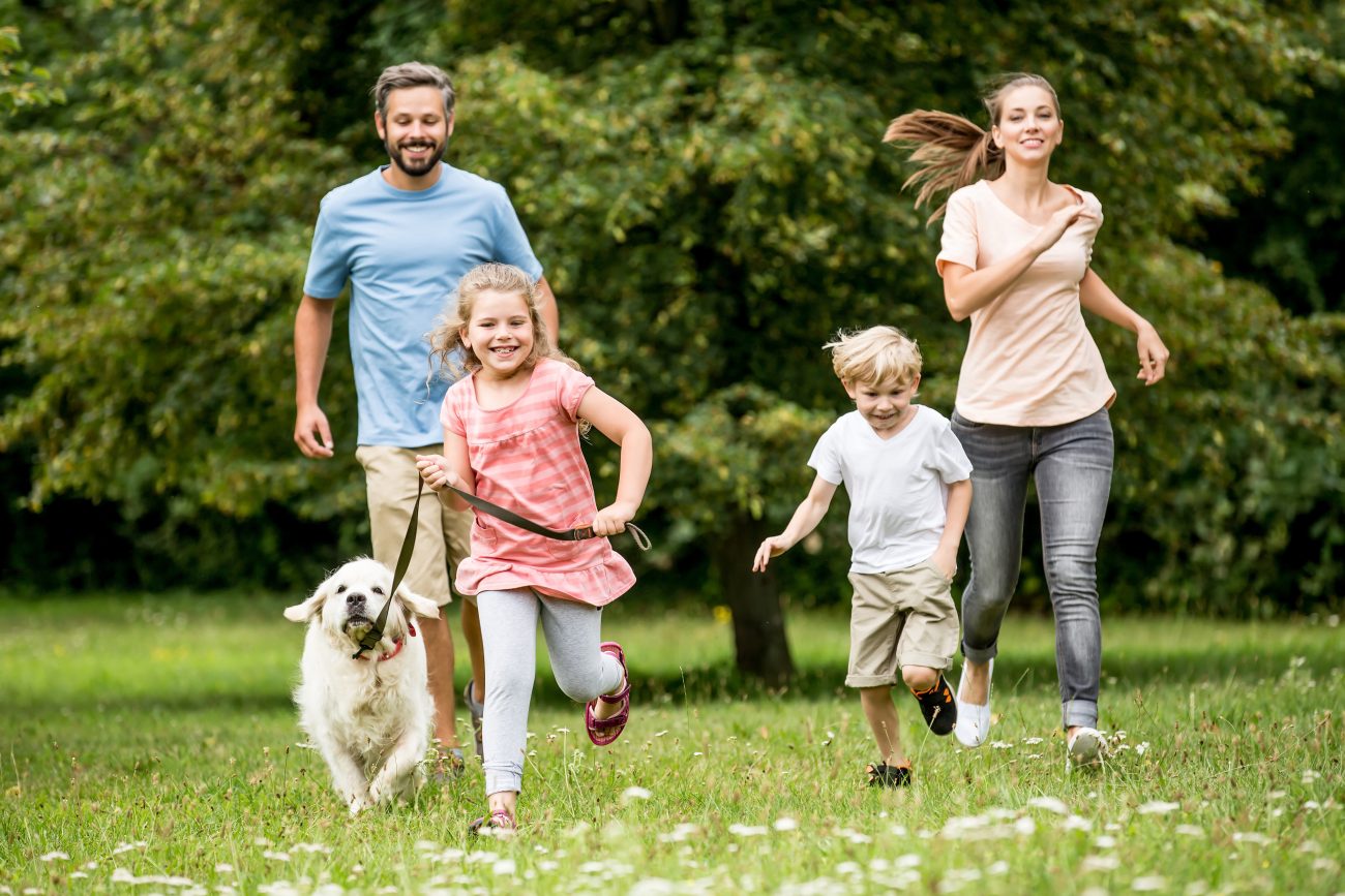 Cobb County Park, Family with Dog