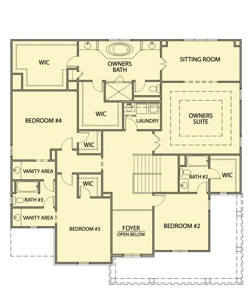 second floor of the Washington plan