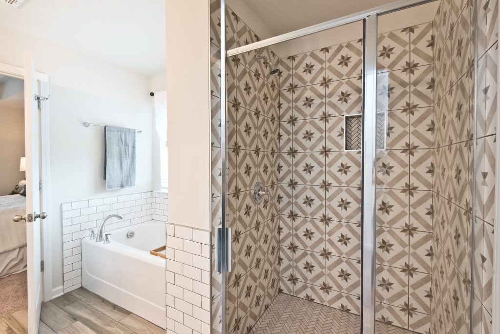 a bathroom in a Georgian Series home