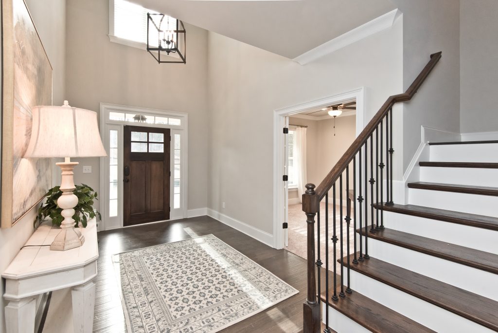 A foyer in a home from Kerley Family Homes