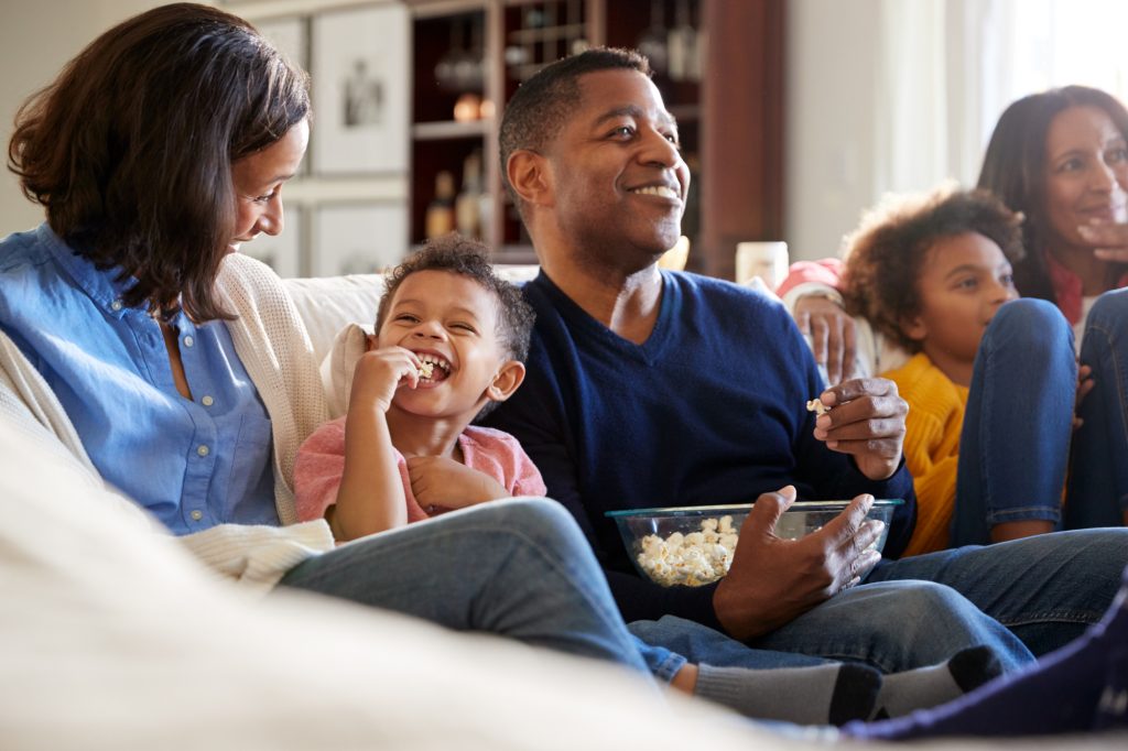 Valentine's Day at home movie marathon Monkey Business Images © Shutterstock