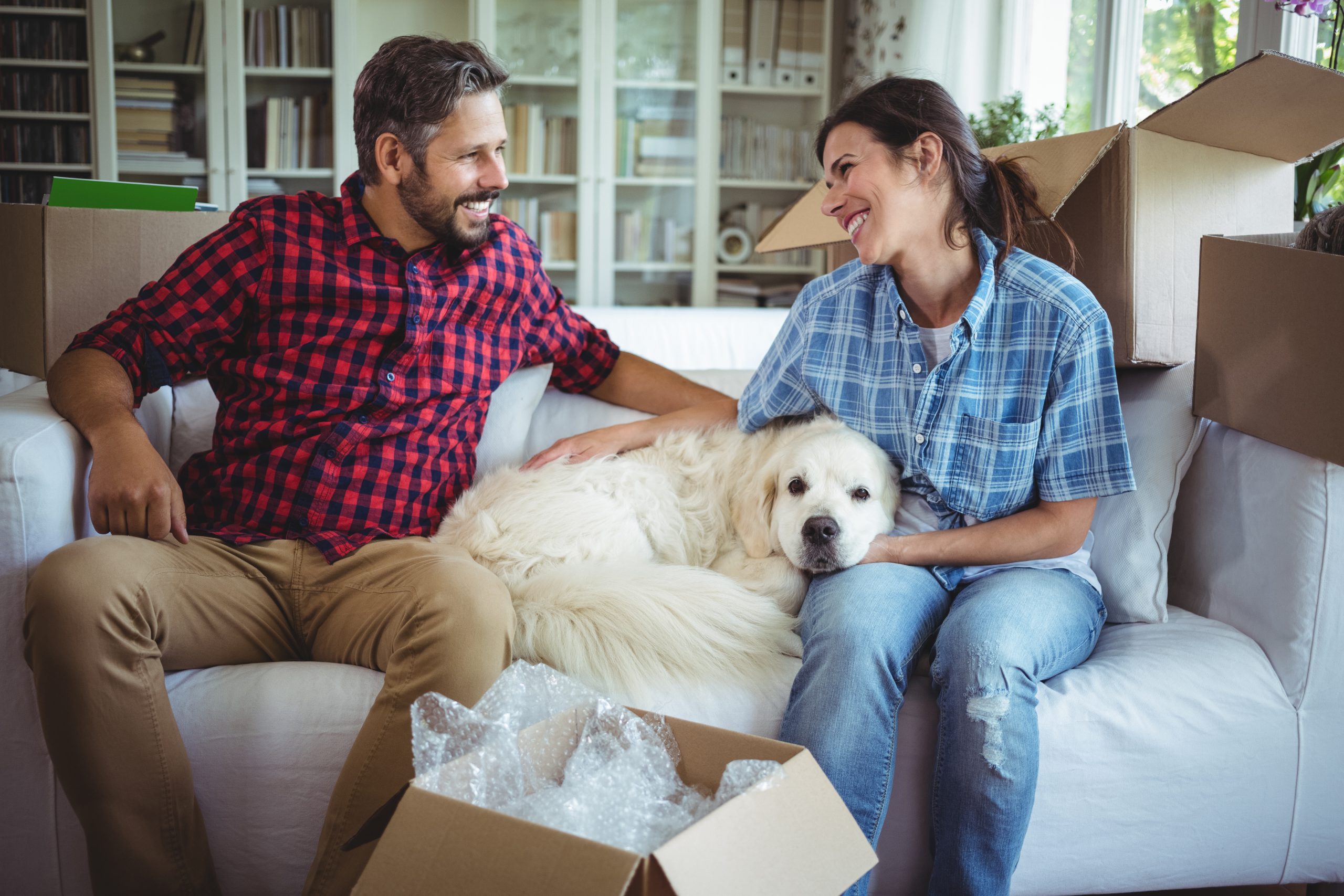 New homeowners and a dog ©ESB Professional