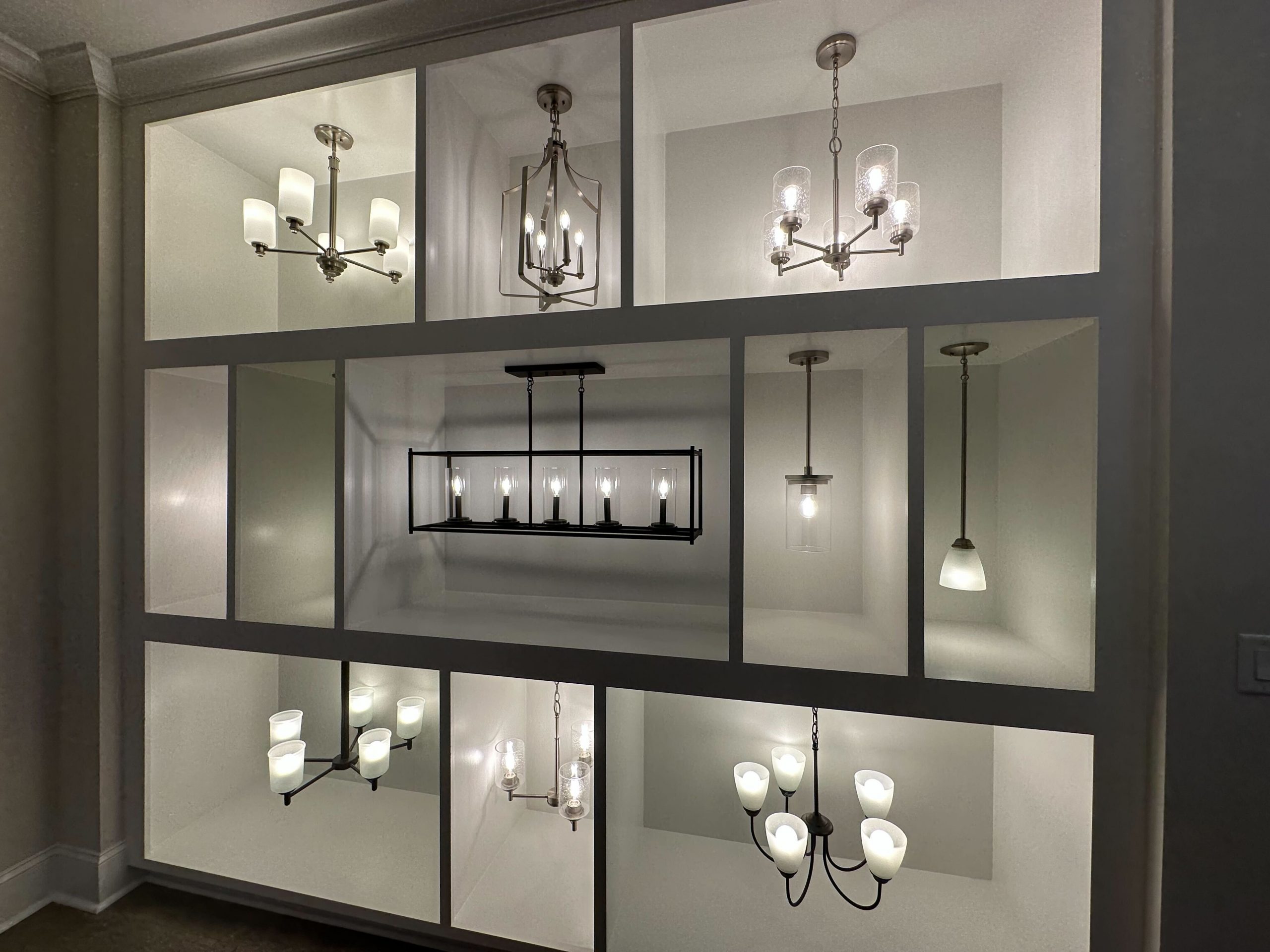 Kerley Family Homes Design Studio Lighting Options