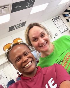 Kerley Family Homes agents volunteering at Floyd Middle School